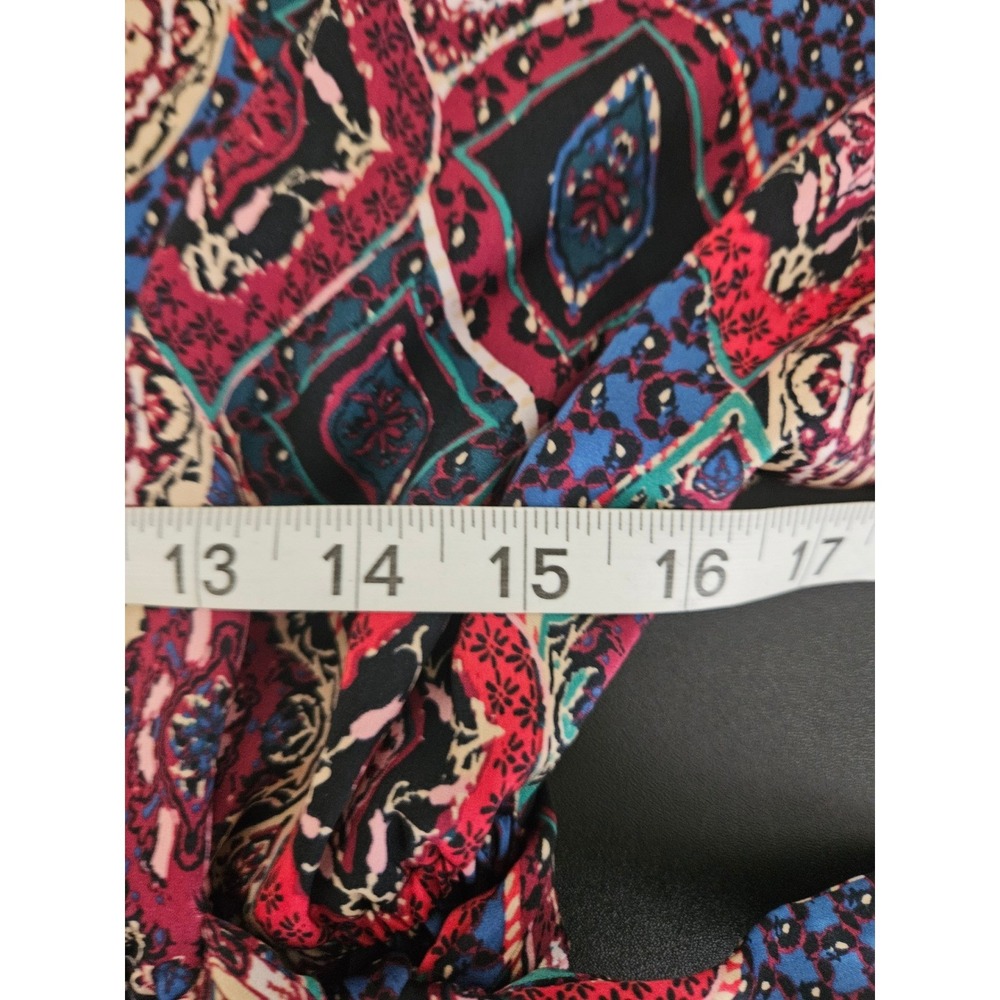 NWT Anthropologie Miska‎ Midi Dress Medium Plum Prune Paisley Print Duster - Picture 7 of 7